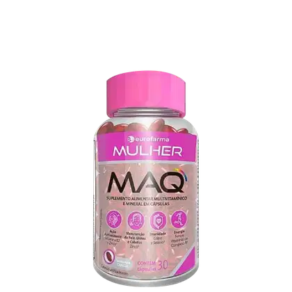 Imagem do produto Suplemento Alimentar Eurofarma MAQ Mulher 30 Cápsulas