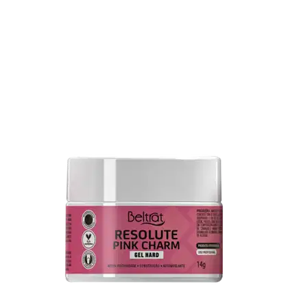 Imagem do produto Beltrat Gel Hard Resolute Pink Charm - Gel Construtor para Unhas de Gel 14g