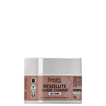 Imagem do produto Beltrat Gel Hard Resolute Nude Charm - Gel Construtor para Unhas de Gel 14g
