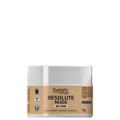Imagem do produto Beltrat Gel Hard Resolute Nude - Gel Construtor para Unhas de Gel 14g