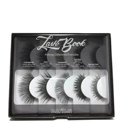 Imagem do produto Macrilan Lash Book - Cílios Postiços (5 Pares)