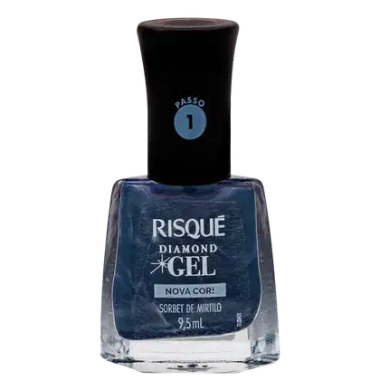 Imagem do produto Risque Diamond Gel Sobert De Mirtilo - Esmalte 9,5ml