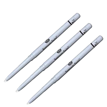 Imagem do produto Kit 3 Lápis Retrátil para Olhos Branco Expressão Facial