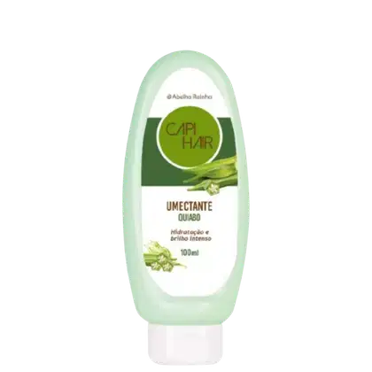Imagem do produto Umectante Capilar Quiabo Capi Hair Alinha Hidrata Elimina Frizz Abelha Rainha 100ml REF 2614