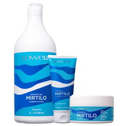Imagem do produto Kit Lowell Extrato de Mirtilo Essencial Trio (3 Produtos)