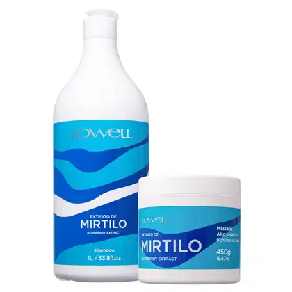 Imagem do produto Kit Lowell Extrato de Mirtilo Tratamento Salão Duo (2 Produtos)
