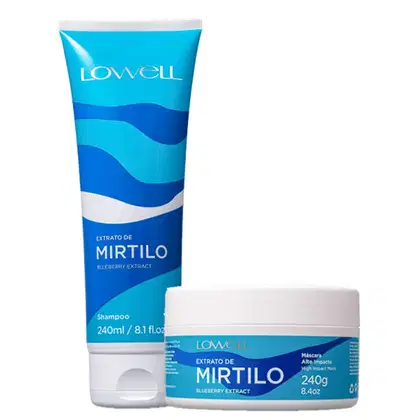 Imagem do produto Kit Lowell Extrato de Mirtilo Tratamento Home Care Duo (2 Produtos)