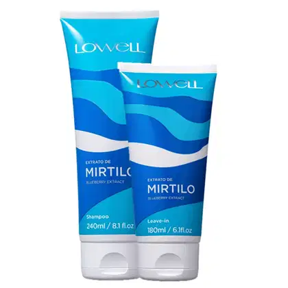 Imagem do produto Kit Lowell Extrato de Mirtilo Shampoo + Leave-in (2 Produtos)