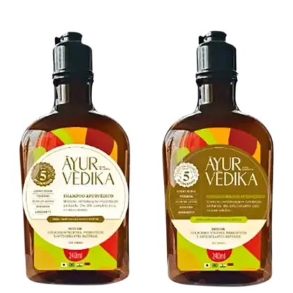 Imagem do produto Kit Shampoo e Condicionador Ayurvédico para Cabelos Oleosos