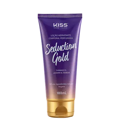 Imagem do produto Kiss New York Seduction Gold - Loção Hidratante Corporal 180ml