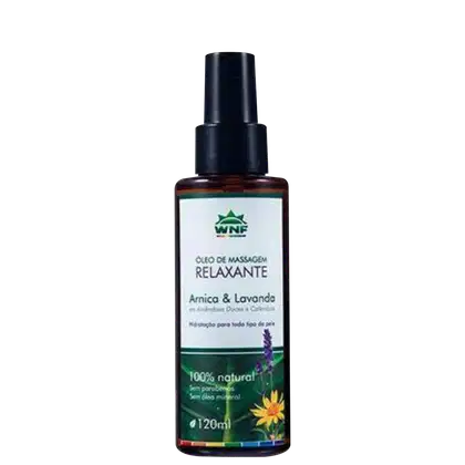 Imagem do produto WNF Vegana Relaxante Arnica & Lavanda - Óleo de Massagem 120ml