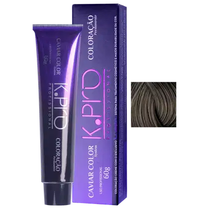 Imagem do produto K.Pro Caviar Color 5.1 Castanho Claro Acinzentado - Coloração 60g