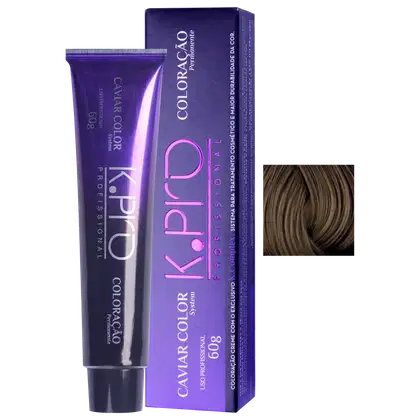 Imagem do produto K.Pro Caviar Color 5.3 Castanho Claro Dourado - Coloração 60g