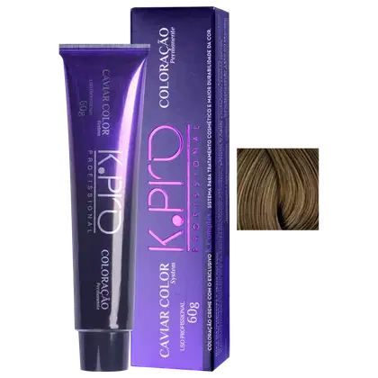 Imagem do produto K.Pro Caviar Color 6.3 Loiro Escuro Dourado - Coloração 60g