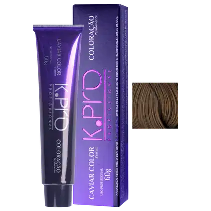 Imagem do produto K.Pro Caviar Color 7.35 Louro Médio Chocolate - Coloração 60g