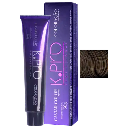 Imagem do produto K.Pro Caviar Color 5.7 Castanho Claro Marrom - Coloração 60g