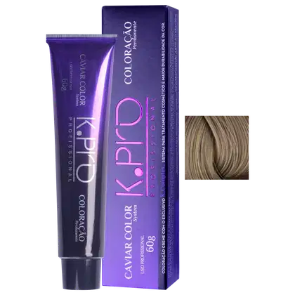 Imagem do produto K.Pro Caviar Color 8.89 Louro Claro Bege - Coloração 60g