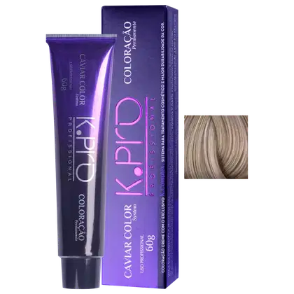 Imagem do produto K.Pro Caviar Color 9.89 Louro Médio Claro Bege - Coloração 60g