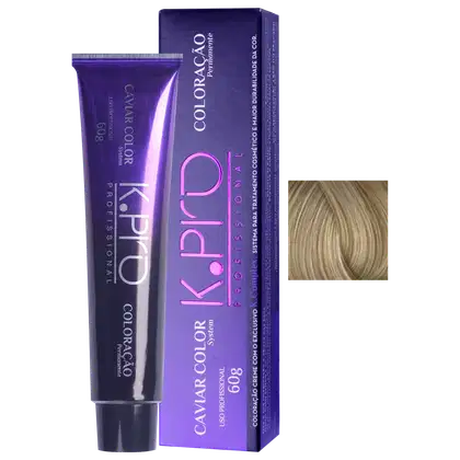 Imagem do produto K.Pro Caviar Color 10.89 Louro Claro Bege - Coloração 60g