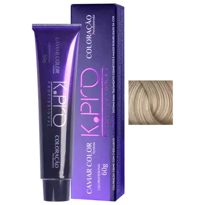 Imagem do produto K.Pro Caviar Color 12.89 Extraclareador Bege - Coloração 60g