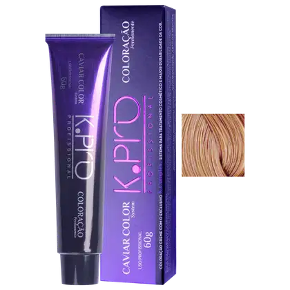 Imagem do produto K.Pro Caviar Color 9.43 Louro Médio Claro Cobre Dourado - Coloração 60g