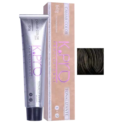 Imagem do produto K.Pro Caviar Color 4.0 Castanho Médio Natural - Coloração Tonalizante 60g