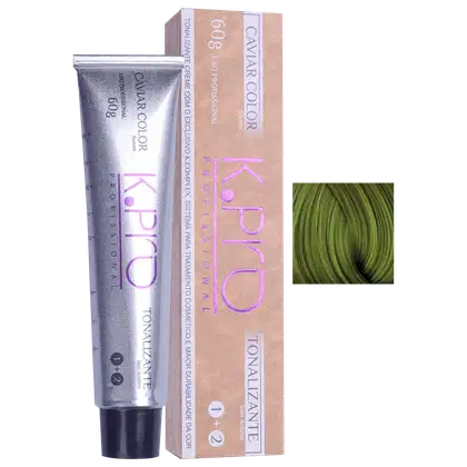 Imagem do produto K.Pro Caviar Color 0.22 Corretor Verde Soft - Coloração Tonalizante 60g