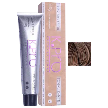 Imagem do produto K.Pro Caviar Color 6.77 Louro Escuro Marrom Plus - Coloração Tonalizante 60g