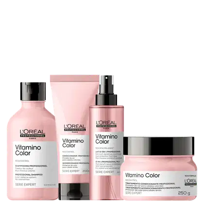 Imagem do produto Kit L'Oréal Professionnel Serie Expert Vitamino Color Home Care (4 Produtos)
