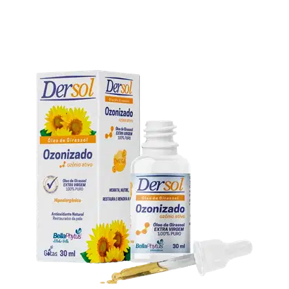 Imagem do produto Óleo de Girassol Ozonizado 30ml Dersol - BellaPhytus