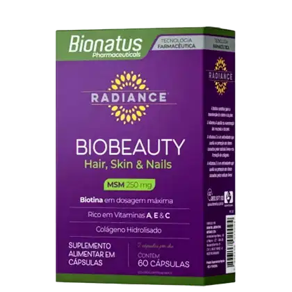 Imagem do produto Radiance Biobeauty Bionatus 60 Cápsulas