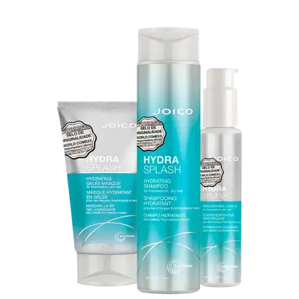 Imagem do produto Kit Joico Hydra Splash Shampoo Máscara Leave-in (3 produtos)