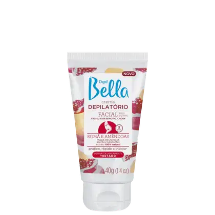 Imagem do produto Depil Bella Romã e Amêndoas - Creme Depilatório Facial 40g