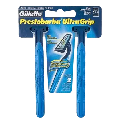 Imagem do produto Gillette Prestobarba Ultragrip - Aparelho de Barbear (2 Unidades)