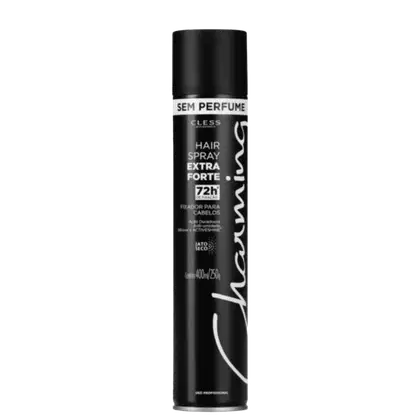 Imagem do produto Cless Charming Hair Spray Extra Forte Sem Perfume - Spray Fixador 400ml