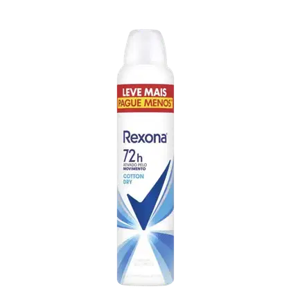 Imagem do produto Rexona 72h Cotton Dry - Desodorante Aerossol Feminino 250ml
