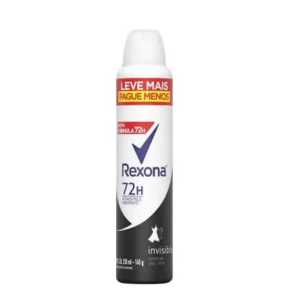 Imagem do produto Rexona Invisible 72h - Desodorante Aerosol 250ml