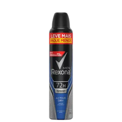 Imagem do produto Rexona Men Active Dry 72h - Desodorante Aerosol 250ml