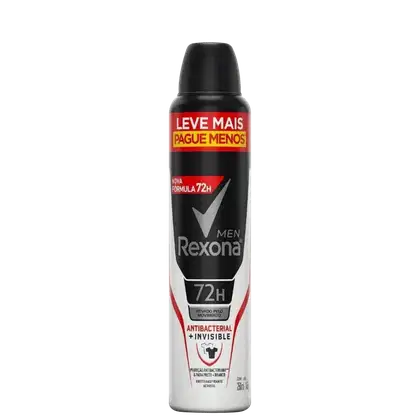 Imagem do produto Rexona Men Antbacterial + Invisible - Desodorante Aerosol 250ml