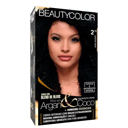 Imagem do produto BeautyColor 2.11 Preto Azulado - Coloração Permanente