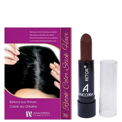 Imagem do produto Anaconda Retok Hair Color Castanho - Coloração Temporária 4g