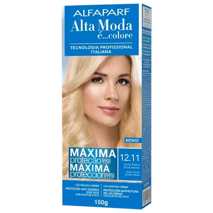 Imagem do produto Alfaparf Alta Moda é Colore 12.11 Louro Platinado Cinza - Coloração Permanente 150g