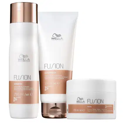Imagem do produto Kit Wella Professionals Fusion & Oil Reflections Trio Tratamento (3 Produtos)