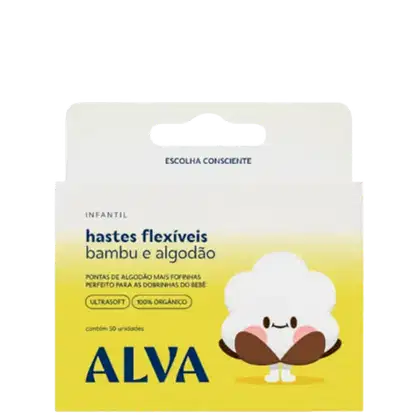 Imagem do produto Alva Bambu - Hastes Flexíveis Infantil (50 Unidades)