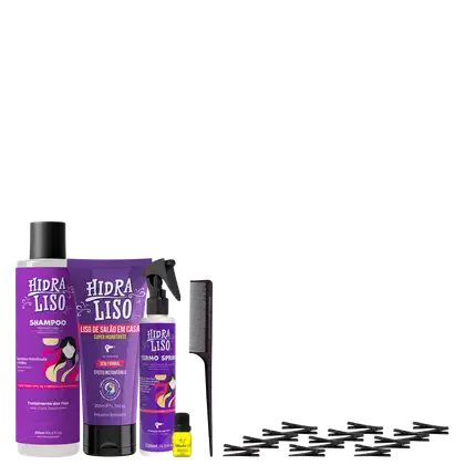 Imagem do produto Kit Hidra Liso Progressiva De Chuveiro Shampoo + Spray