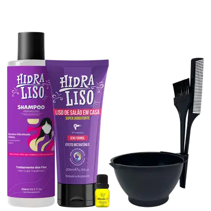 Imagem do produto Selagem Alisante Para Cabelo Hidraliso 200ml + Shampoo