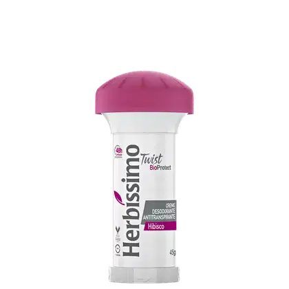 Imagem do produto Herbíssimo Twist BioProtect Hibisco - Creme Desodorante Antitranspirante 45g