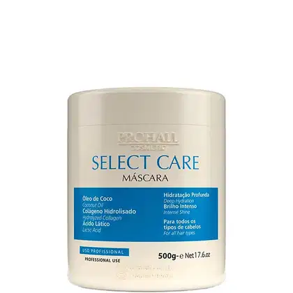 Imagem do produto Prohall Cosmetic Select Care - Máscara Capilar 500g