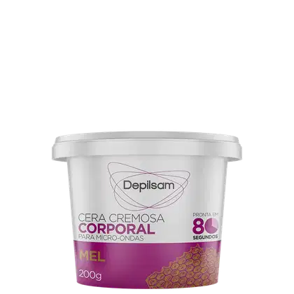 Imagem do produto Depilsam Mel - Cera Depilatória para Micro-Ondas 200g