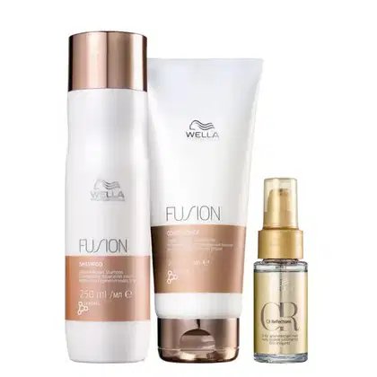 Imagem do produto Kit Wella Professionals Fusion & Oil Reflections Trio (3 Produtos)